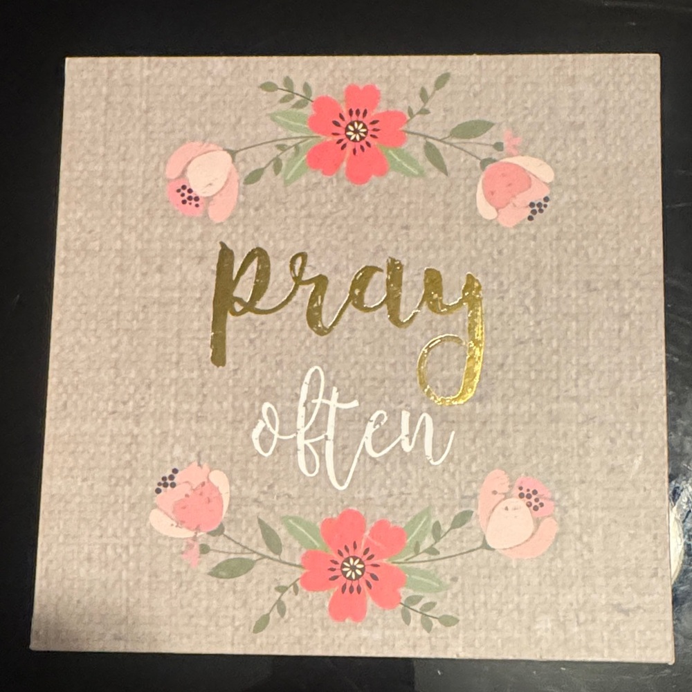 Pray Often Box Sign